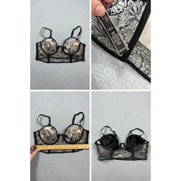 Mixed Lot Of 9 Victoria's Secret Lingerie Bras Babydoll Chemise Mixed Sizes - Picture 7 of 10